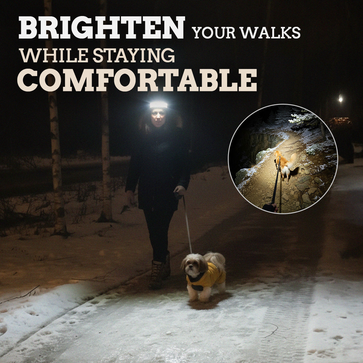Fjällbris PRO 2.0 – 1000lm LED 230° Otsalamppu