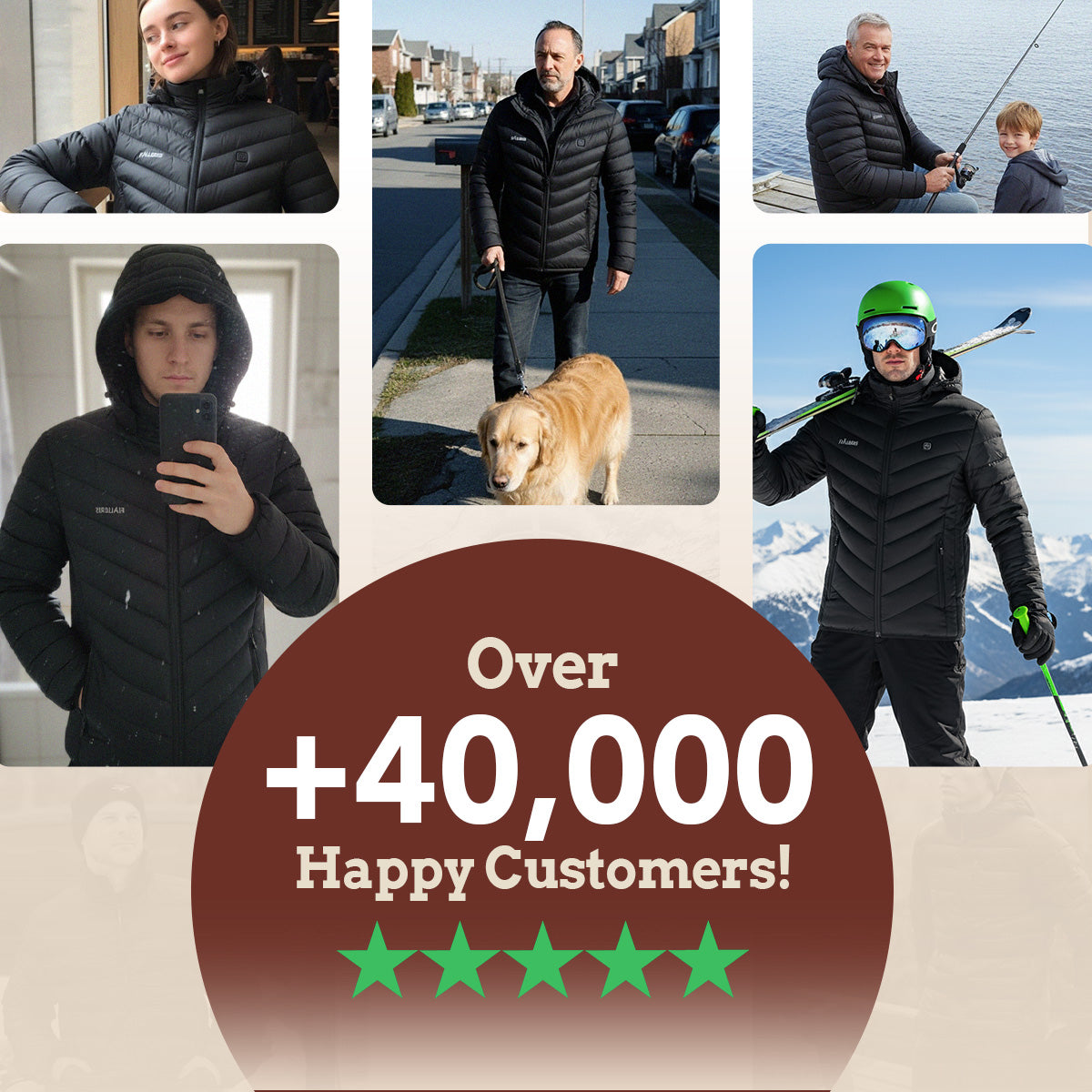 Erittäin Kevyt Lämmitettävä Takki